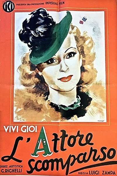 L'attore Scomparso (1941) afişi L'attore Scomparso (1941) afişi