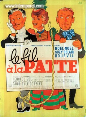 Le fil à la patte (1954) afişi Le fil à la patte (1954) afişi