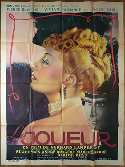 Le Joueur (1938) afişi Le Joueur (1938) afişi