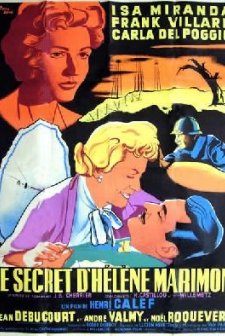 Le Secret D'hélène Marimon (1954) afişi