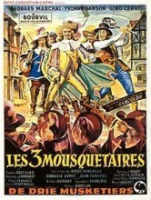 Üç Silahşörler (1953) afişi Üç Silahşörler (1953) afişi