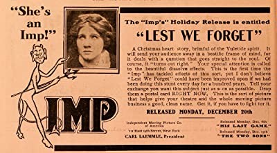 Lest We Forget (1909) afişi Lest We Forget (1909) afişi