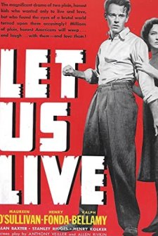 Let Us Live (1939) afişi