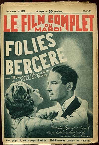 L'homme des Folies Bergère (1935) afişi L'homme des Folies Bergère (1935) afişi