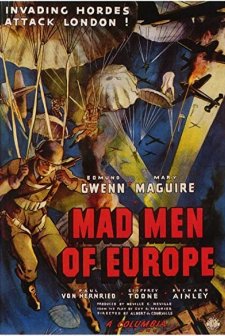 Mad Men Of Europe (1940) afişi