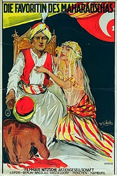 Maharadjahens Yndlingshustru ı (1917) afişi Maharadjahens Yndlingshustru ı (1917) afişi