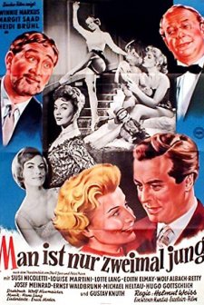 Man Ist Nur Zweimal Jung (1958) afişi
