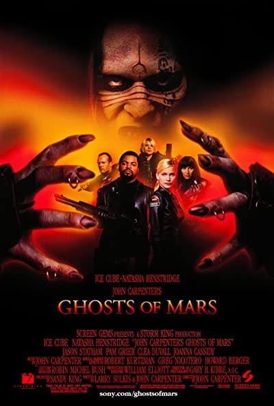 Mars'taki Hayaletler (2001) afişi Mars'taki Hayaletler (2001) afişi