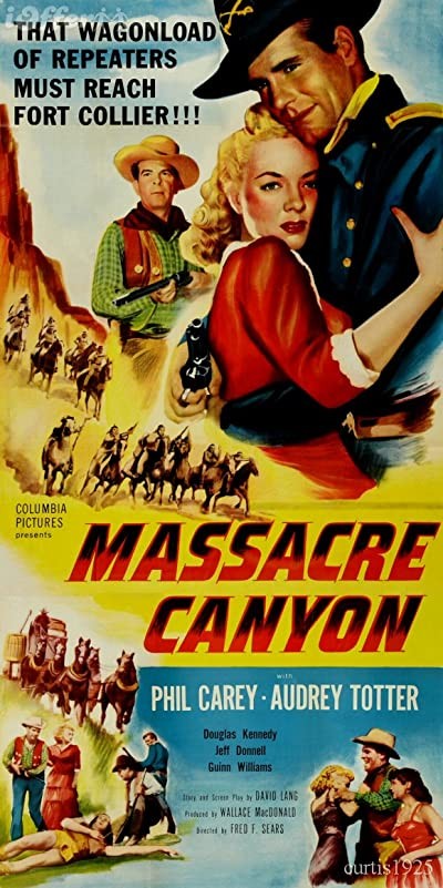 Massacre Canyon (1954) afişi Massacre Canyon (1954) afişi