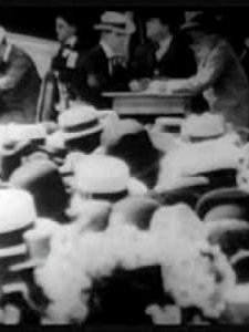 Mob Outside The Temple Of Music At The Pan-american Exposition [buffalo]