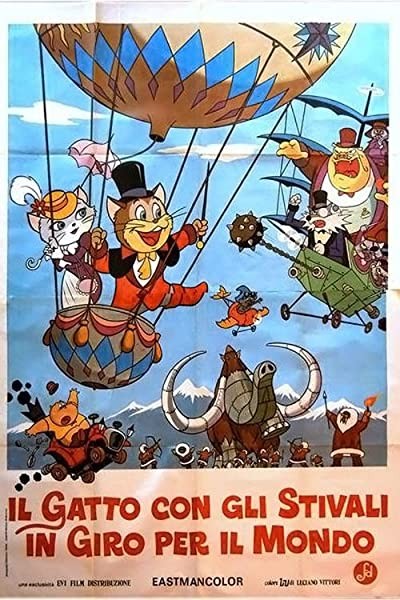 Nagagutsu o haita neko: Hachijû nichikan sekai isshû (1976) afişi Nagagutsu o haita neko: Hachijû nichikan sekai isshû (1976) afişi