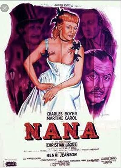 Nana (1955) afişi Nana (1955) afişi