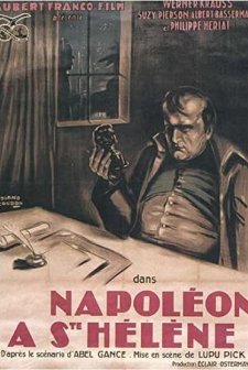 Napoleon At St. Helena (1929) afişi