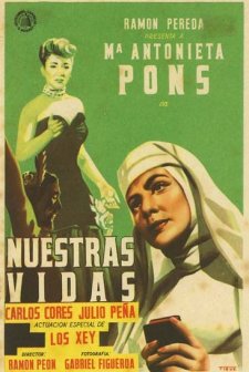 Nuestras Vidas (1950) afişi