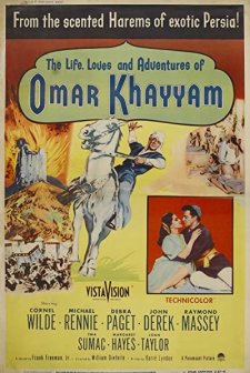 Omar Khayyam (1957) afişi