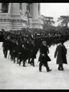 Opening Of The Pan-american Exposition Showing Vice President Roosevelt Leading The Procession (1901) afişi