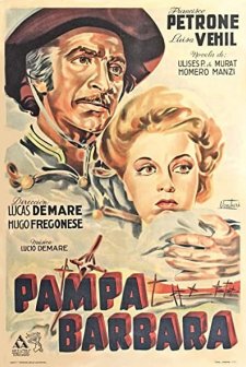Pampa Bárbara (1945) afişi