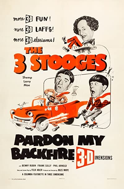 Pardon My Backfire (1953) afişi Pardon My Backfire (1953) afişi