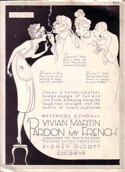 Pardon My French (1921) afişi Pardon My French (1921) afişi