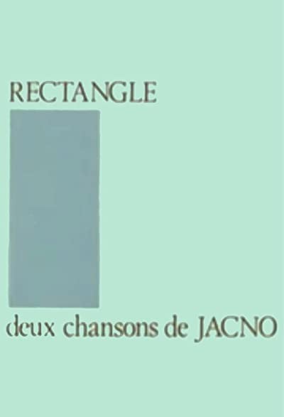 Rectangle - Deux chansons de Jacno (1980) afişi Rectangle - Deux chansons de Jacno (1980) afişi