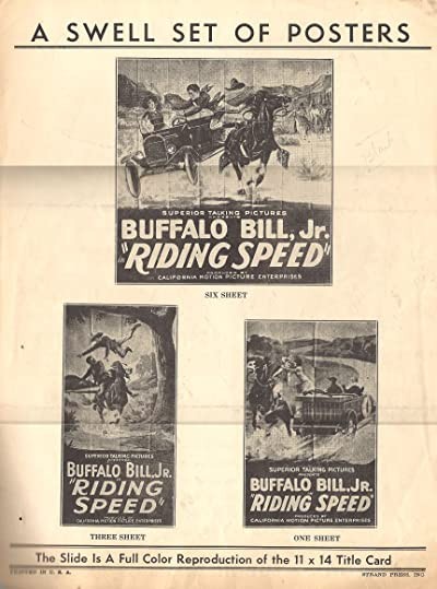 Riding Speed (1934) afişi Riding Speed (1934) afişi