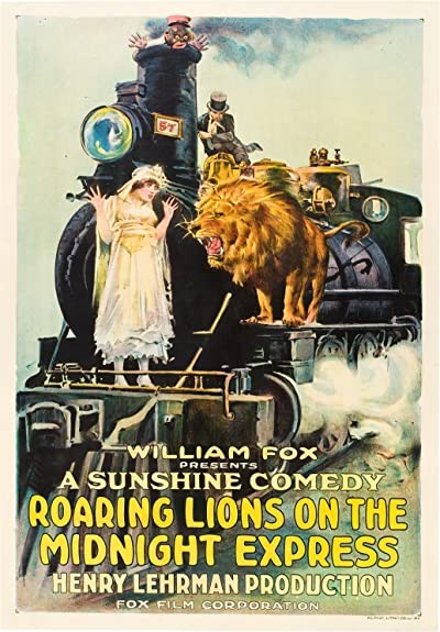 Roaring Lions On The Midnight Express (1918) afişi Roaring Lions On The Midnight Express (1918) afişi