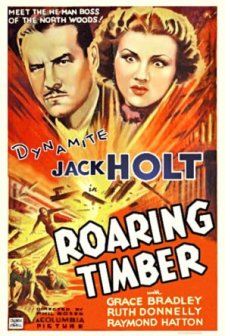 Roaring Timber (1937) afişi