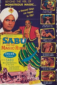 Sabu And The Magic Ring (1957) afişi