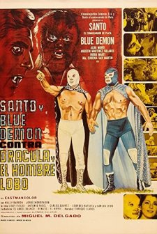 Santo Y Blue Demon Vs Drácula Y El Hombre Lobo (1973) afişi