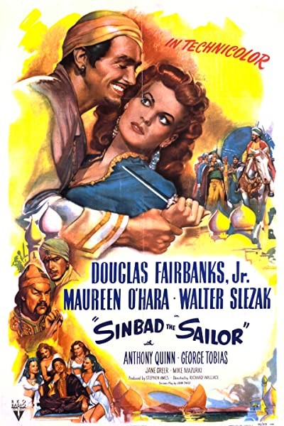 Sinbad the Sailor (1947) afişi Sinbad the Sailor (1947) afişi