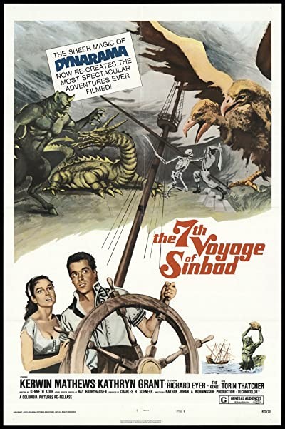 Sinbad’In 7. Yolculuğu (1958) afişi Sinbad’In 7. Yolculuğu (1958) afişi
