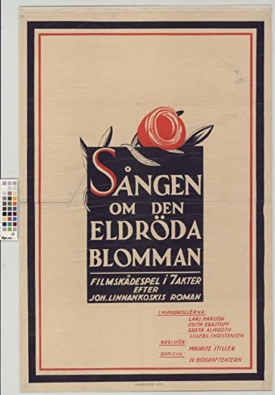 Sången Om Den Eldröda Blomman (1919) afişi Sången Om Den Eldröda Blomman (1919) afişi