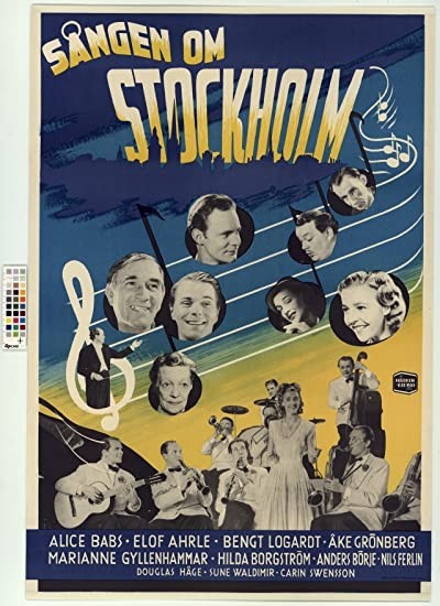 Sången om Stockholm (1947) afişi Sången om Stockholm (1947) afişi