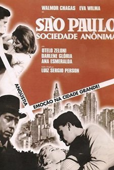 São Paulo, Sociedade Anônima (1965) afişi