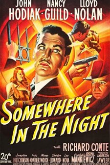 Somewhere in The Night (1946) afişi
