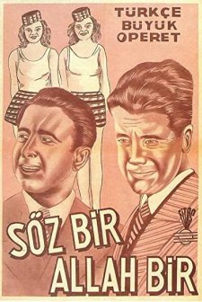 Söz Bir Allah Bir (1933) afişi