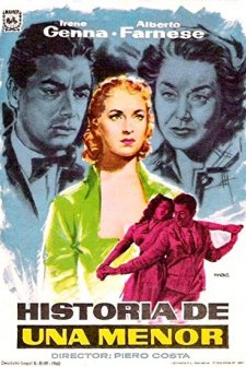 Storia Di Una Minorenne (1956) afişi