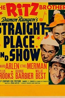 Straight Place And Show (1938) afişi