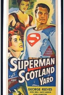 Superman In Scotland Yard (1954) afişi