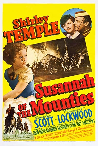 Susannah Of The Mounties (1939) afişi Susannah Of The Mounties (1939) afişi