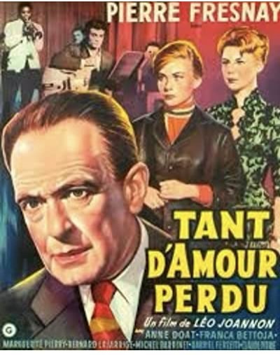 Tant D'amour Perdu (1958) afişi Tant D'amour Perdu (1958) afişi