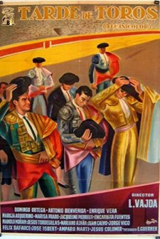 Tarde de toros (1956) afişi