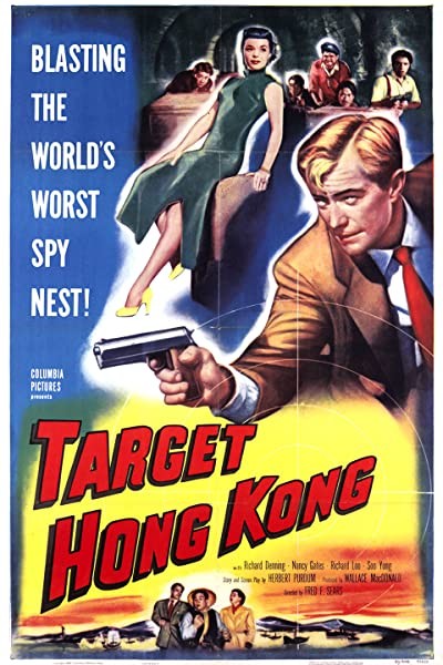 Target Hong Kong (1953) afişi Target Hong Kong (1953) afişi