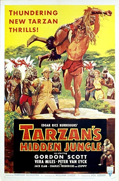 Tarzan's Hidden Jungle (1955) afişi Tarzan's Hidden Jungle (1955) afişi