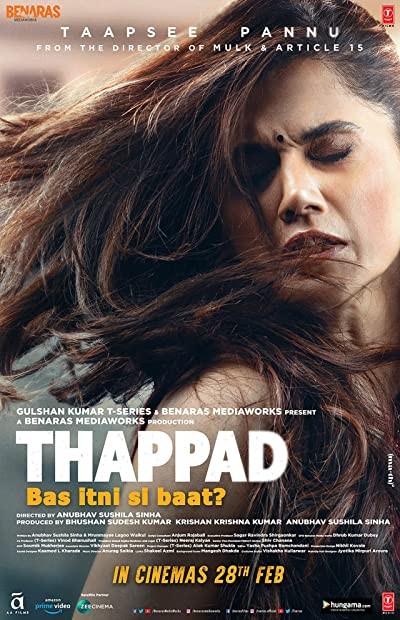 Thappad (2020) afişi Thappad (2020) afişi