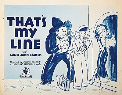 That's My Line (1931) afişi That's My Line (1931) afişi