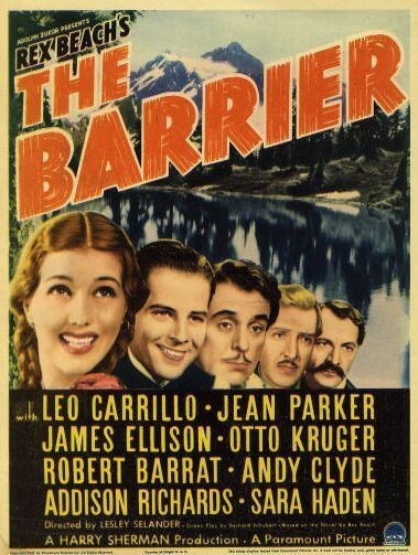 The Barrier (1937) afişi The Barrier (1937) afişi