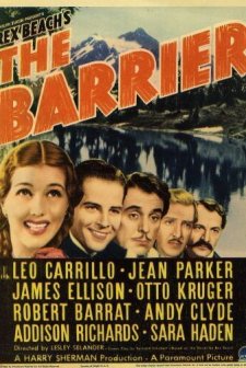 The Barrier (1937) afişi