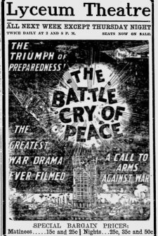 The Battle Cry Of Peace (1915) afişi