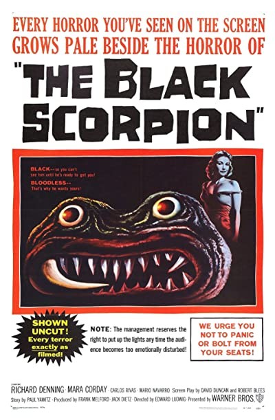 The Black Scorpion (1957) afişi The Black Scorpion (1957) afişi